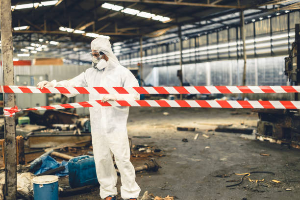 Professional Hoarding Cleanup technician working in Weimar, CA